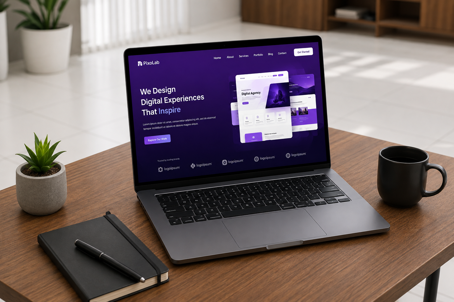 Custom Corporate Portfolio & Business Website Development